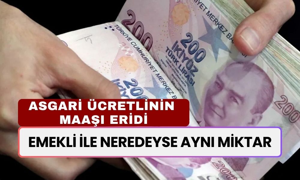 Emekli Maaşı ile Asgari Ücret Maaşı Neredeyse Eşitleniyor! Çalışanın Maaşı Kuş Kadar Kaldı