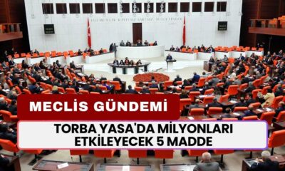 Torba Yasa'da Milyonları Etkileyecek 5 Madde! Taşerona Kadro, 3600 Ek Gösterge, Bağkur 7200 Prim...