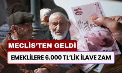 Emekliye 6.000 TL Ek Zam! Meclis'in 3600 Ek Gösterge Kararı Milyonlarca Emekliyi Bayram Ettirdi