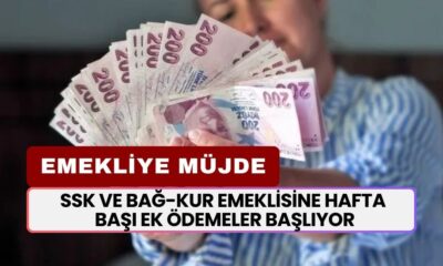 SSK ve BAĞKUR Emeklisine Pazartesi Günü Ek Ödemeler Başlıyor! ATM'den Çekebilirsiniz