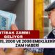 1999, 2000 ve 2008 Emeklilerine Zam Haberi! İntibak Yasası Geliyor, Maaşlar Değişiyor