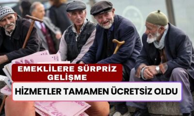 Emeklilere Sürpriz Gelişme! Bu Hizmetler Tamamen Ücretsiz Oldu: Kaçırmayın