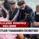 Emeklilere Sürpriz Gelişme! Bu Hizmetler Tamamen Ücretsiz Oldu: Kaçırmayın