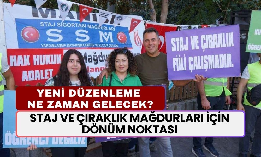 Staj ve Çıraklık Mağdurları İçin Dönüm Noktası: Adalet Sağlanıyor, Tarih Verildi