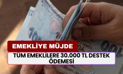 Emekliler Rekor Ödemenin Tadını Çıkarabilir! Bankalardan Tüm Emeklilere 30.000 TL Destek Ödemesi