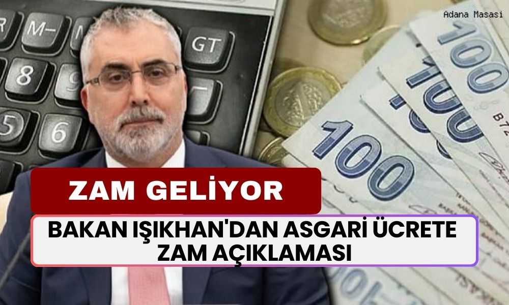 Bakan Vedat Işıkhan'dan Asgari Ücrete Zam Açıklaması! 'Hayat Standalarını Yükselteceğiz'