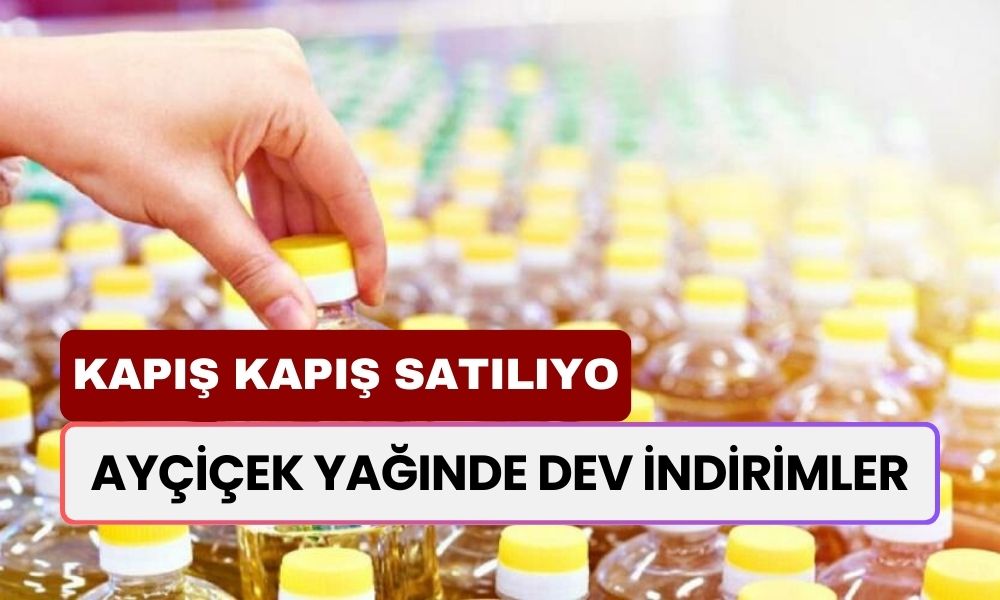 Migros, A-101 Ayçiçek Yağı İndirimleri: Kapış Kapış Gidiyor