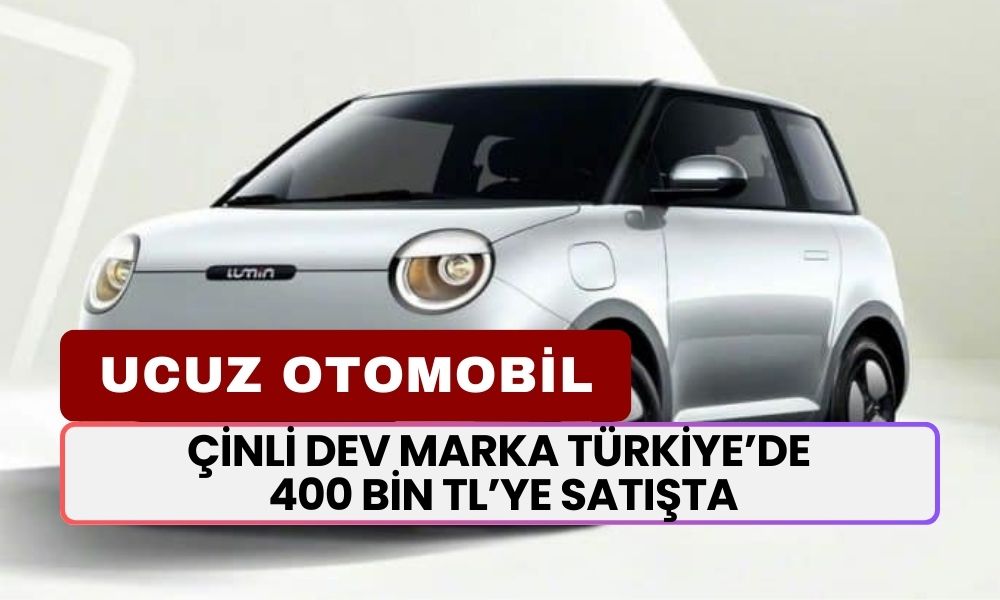 400.000 TL'ye Sıfır Otomobil! Çinli Changan Lumin Türkiye'de Satışa Başlıyor