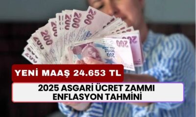 2025 Asgari Ücret Zammı Enflasyon Tahmini: İlk Konuşulan Rakam Belli Oldu! Yeni Maaş 24.653 TL...