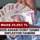 2025 Asgari Ücret Zammı Enflasyon Tahmini: İlk Konuşulan Rakam Belli Oldu! Yeni Maaş 24.653 TL...