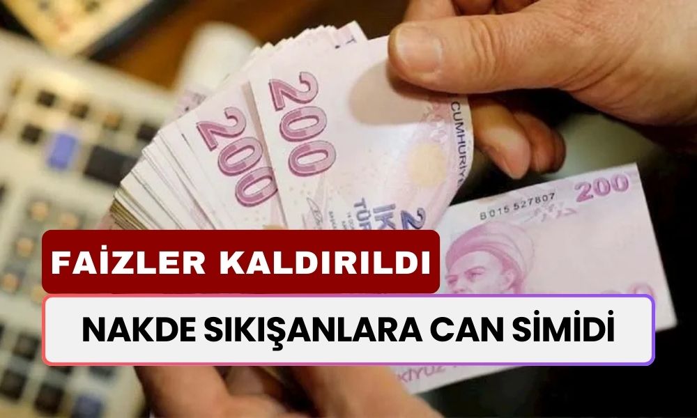 Nakde Sıkışanlara Can Simidi! Faizden Arındırılmış 6 Ay Vadel Kredi Fırsatı