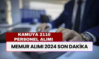 Kamuya 2116 Personel Alımı: 29 Kurumdan Güncel İşçi ve Memur Alımı İlanları