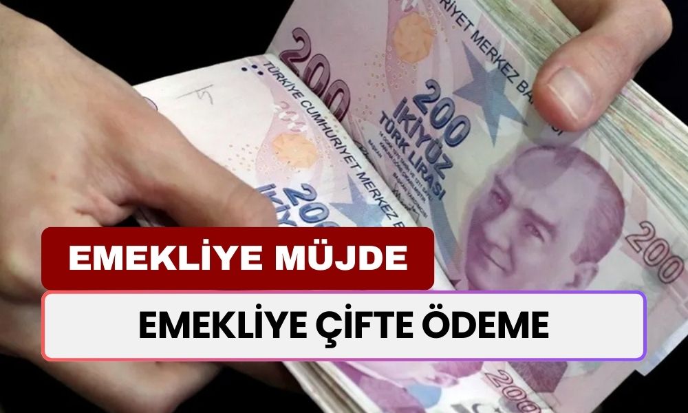 Emekliye ÇİFTE ÖDEME! Hesaplara Trink Yatacak