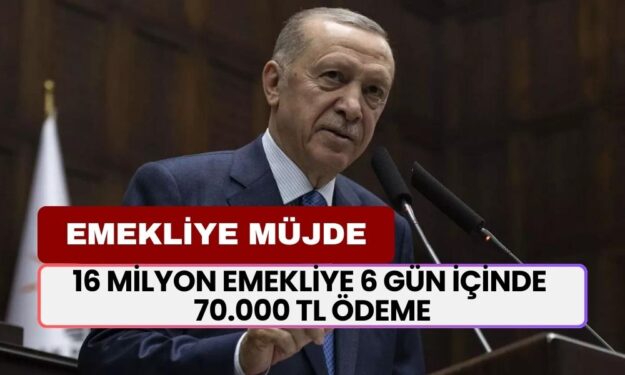 Meclis Emekliye Kapıyı Açtı! 16 Milyon Emekliye 6 Gün İçinde 70.000 TL Ödeme Yapılacak