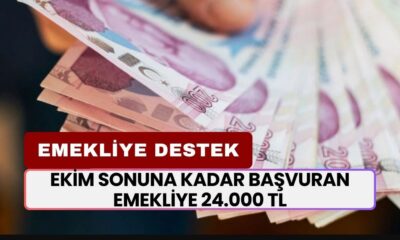 Tüm Emeklilere O Para Ödenecek! Ekim Ayı Sonuna Kadar Başvuran Emekliye 24.000 TL Ödeme