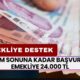 Tüm Emeklilere O Para Ödenecek! Ekim Ayı Sonuna Kadar Başvuran Emekliye 24.000 TL Ödeme