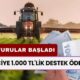 Çiftçiye 1.000 TL'lik Destek Ödemesi! Başvurular Başladı