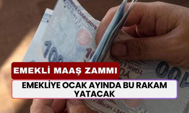 Emekliye Ocak Ayında Bu Rakam Yatacak! Maaş Zammı İçin Rakam Belli Oldu