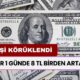 Dolar 1 Günde 8 TL Birden Artacak! Doların Ateşi Sönmüyor! Artış Kapıda