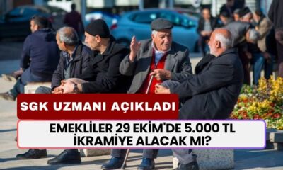 Emekliler 29 Ekim'de 5.000 TL İkramiye Alacak Mı? SGK Başuzmanı Emekliye Kötü Haberi Açıkladı