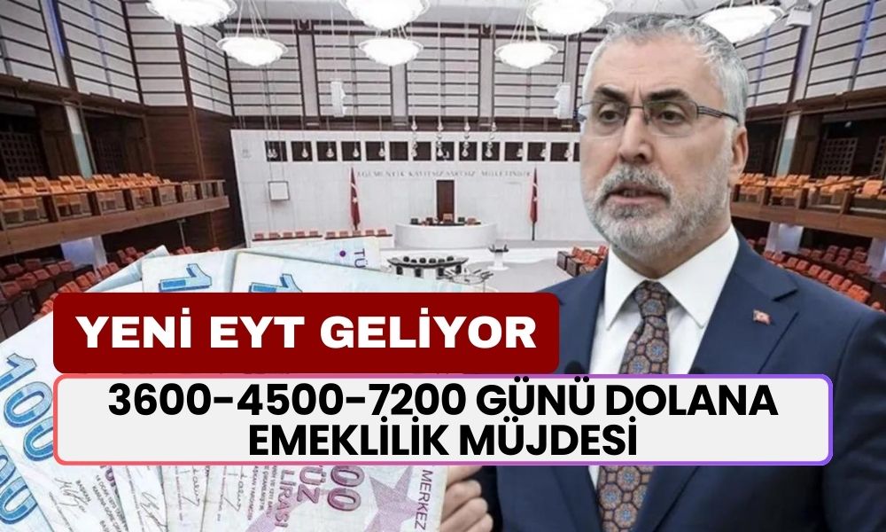 Pimi çekildi! Yeni EYT Geliyor! 3600-4500-7200 Günü Dolduran Şipşak Emekli Olacak