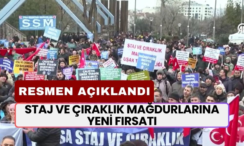 Staj ve Çıraklık Mağdurlarına Emeklilik Fırsatı! Yeni Düzenleme ve Tarih Resmen Açıklandı