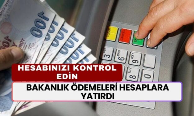 Bakanlık Ödemeleri Hesaplara Yatırdı! Toplam 1 Milyar TL'nin Üstünde