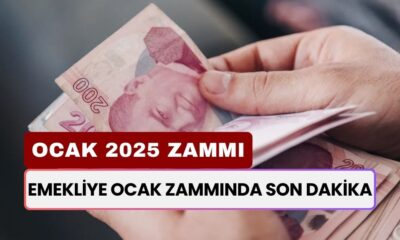 Emekliye Ocak Zammında SON DAKİKA! En Düşük ve En Yüksek Bu Rakam Olacak