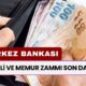 EMEKLİ VE MEMUR ZAMMI SON DAKİKA! Merkez Bankası, Yeni Rakamları Açıkladı