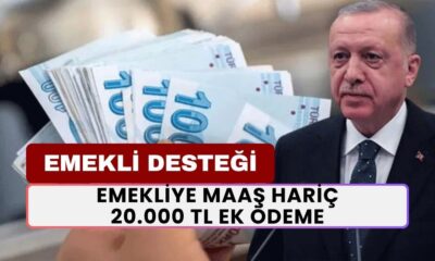 Emekliye HAYIRLI OLSUN! Maaş Hariç 20.000 TL Daha Yatacak