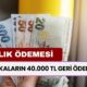 40.000 TL İhtiyaç Kredisi Çeksem Ayda Kaç TL Öderim?