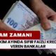 Ekim Ayında Sıfır Faizli Kredi Veren Bankalar: Elinizi Rahatlatmanın Tam Zamanı!