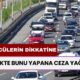 Trafikte Bunu Yapana AF YOK! Şimdiden 6400 Sürücüye Ceza Kesildi