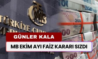 Merkez Bankası Ekim Ayı Faiz Kararı Sızdı! Açıklamasına Günler Kala Ortaya Çıktı