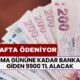 Cuma Gününe Kadar DENİZBANK Şubelerine Gidenler 9900 TL Ödeme Alacak