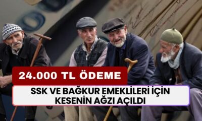 SSK ve BAĞKUR Emeklileri İçin Kesenin Ağzı Açıldı! En Yüksek Ödeme 24.000 TL’ye Çıktı