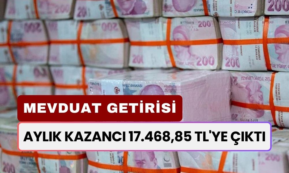 Aylık Kazancı 17.468,85 TL'ye Çıktı! Parasını O Bankaya Yatıranın Artık Çalışmasına Gerek Yok