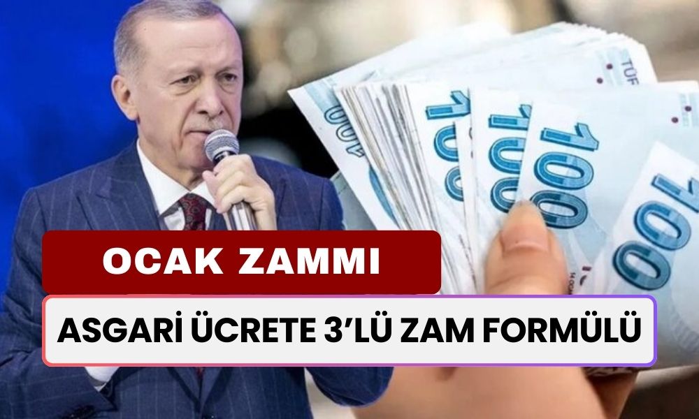 Asgari Ücrete 3’LÜ ZAM Formülü Açıklandı