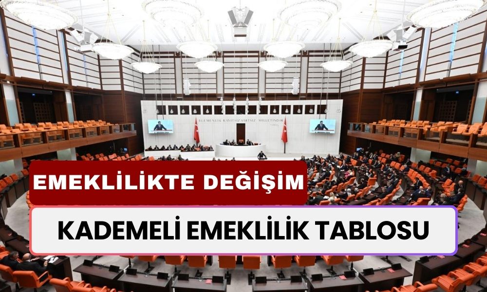 KADEMELİ EMEKLİLİK TABLOSU! Kademeli Emeklilik Gelecek Mi, Ne Zaman Çıkacak?