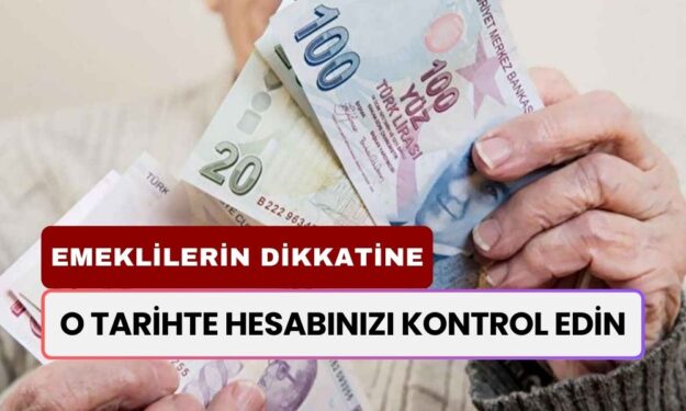 Tüm Emeklilerin Dikkatine! O Tarihte Hesabınızı Kontrol Edin! Para Yatacak