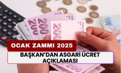 Başkan’dan Asgari Ücret Açıklaması! Ocak Zammı İçin Rakam Erken Açıklandı