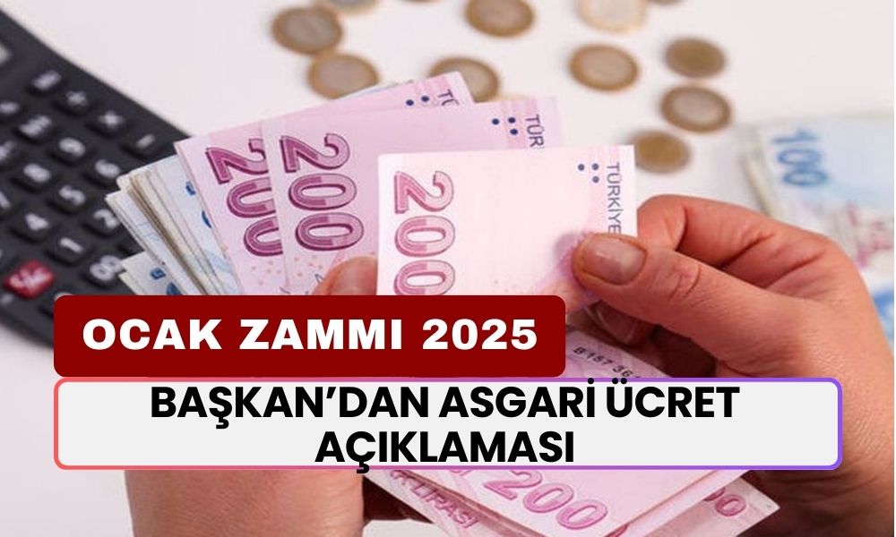 Başkan’dan Asgari Ücret Açıklaması! Ocak Zammı İçin Rakam Erken Açıklandı