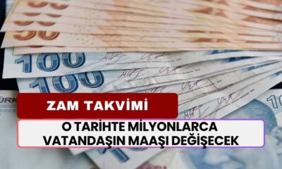 Büyük ZAM TAKVİMİ: O Tarihte Milyonlarca Vatandaşın Maaşı Değişecek