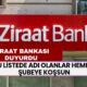 Ziraat Bankası Duyurdu: Bu Listede Adı Olanlar Hemen Şubeye Koşsun