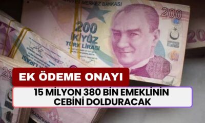 15 Milyon 380 Bin Emeklinin Cebini Dolduracak Ek Ödeme! Tüm Emeklilere 13.000 TL