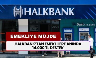 Halkbank'tan Emeklileri Mutlu Edecek Nakit Destek! Hemen 14.000 TL Veriliyor