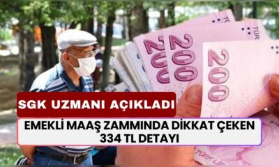 Tüm Emeklileri İlgilendiriyor! SGK Uzmanı Emekli Zammında Dikkat Çeken 334 TL Detayı Paylaştı