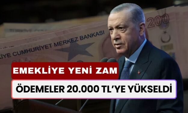 Emekliye Yeni Zam! 12.500 TL'den 20.000 TL'ye Yükseldi: Gözünüz Aydın