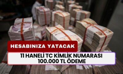 11 Haneli TC Kimlik Numarası Üstüne, 100.000 TL Ödemeler Ay Sonuna Kadar Hesaplarda Olacak