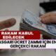 TÜRK-İŞ Bu Rakamı Kabul Edecek! Asgari Ücret Zammı İçin En Gerçekci ve En Net Rakam